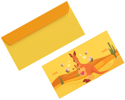 Children Money Envelope(Playful Kangaroo)