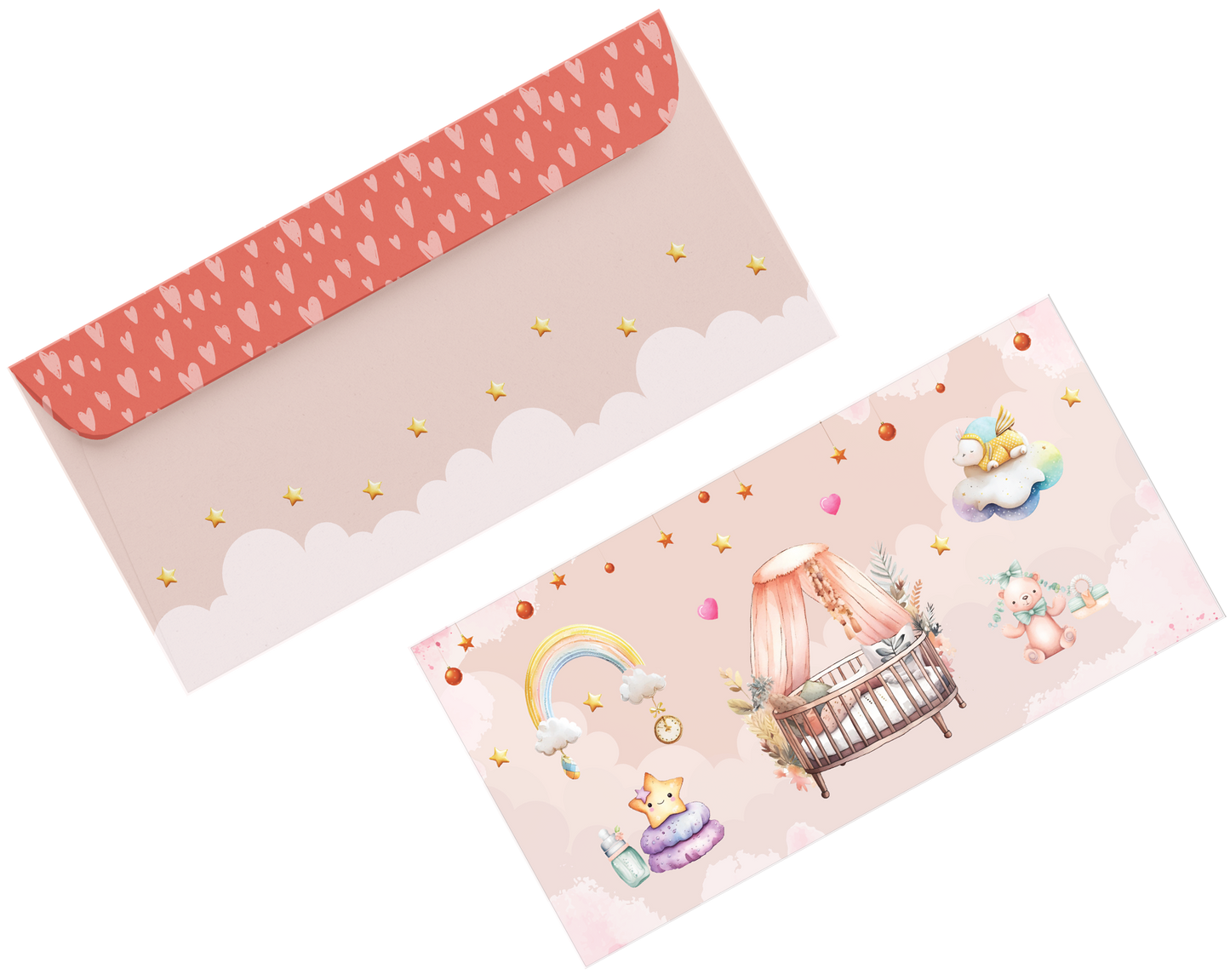 Children Money Envelope (Nursery Theme For Girls)