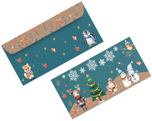 Children Money Envelope(Winter Animals)