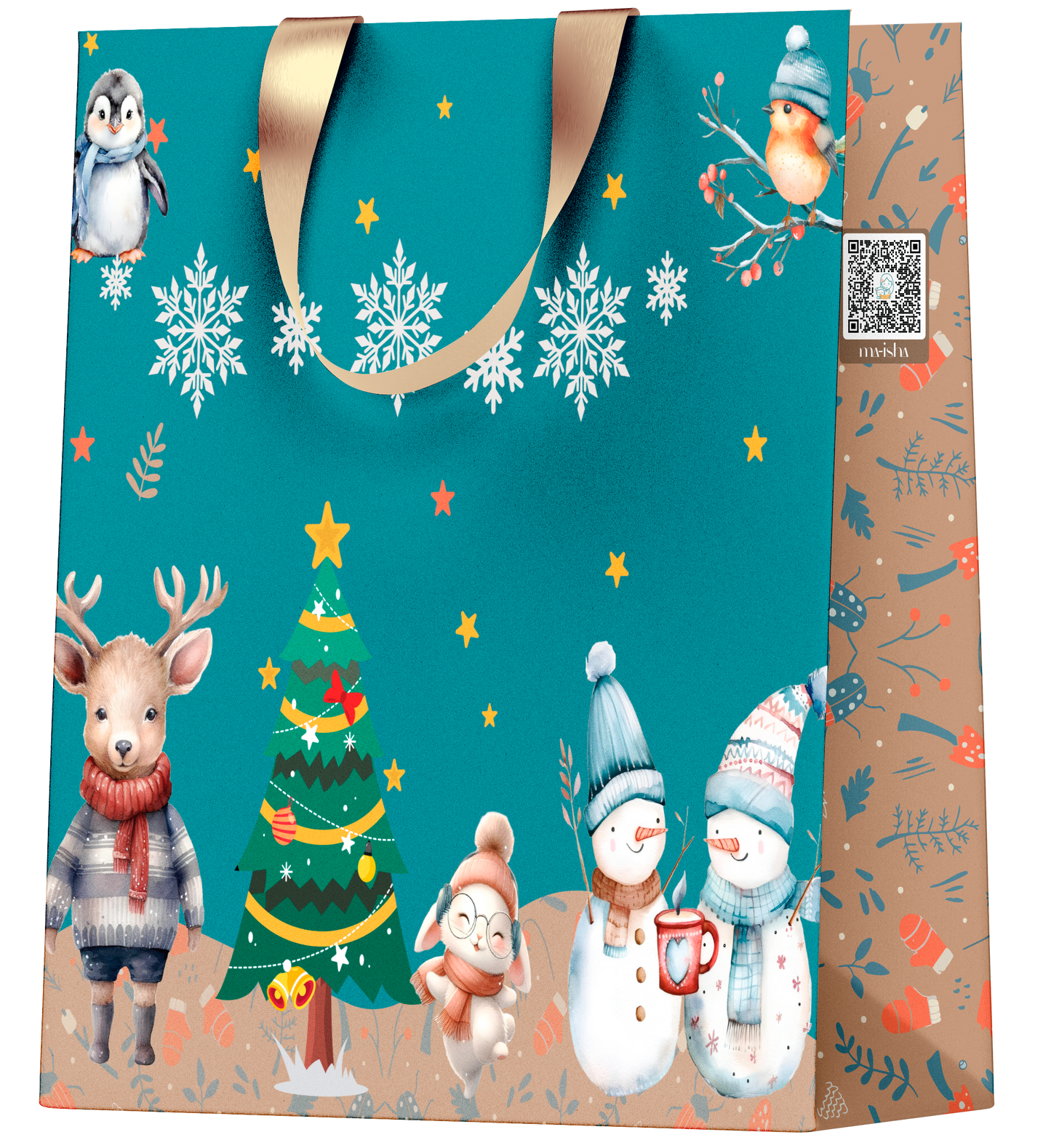 Children Gift Bag (Winter Animals)